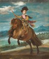 Prinz Baltasar Carlos zu Pferd Portrait Diego Velázquez